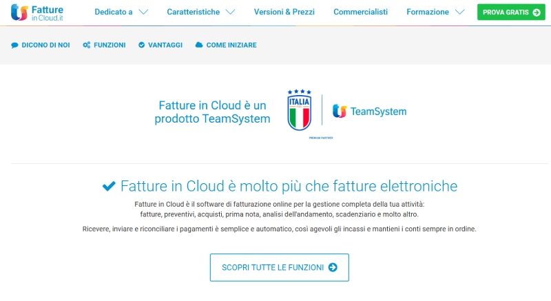 fatture in cloud teamsystem