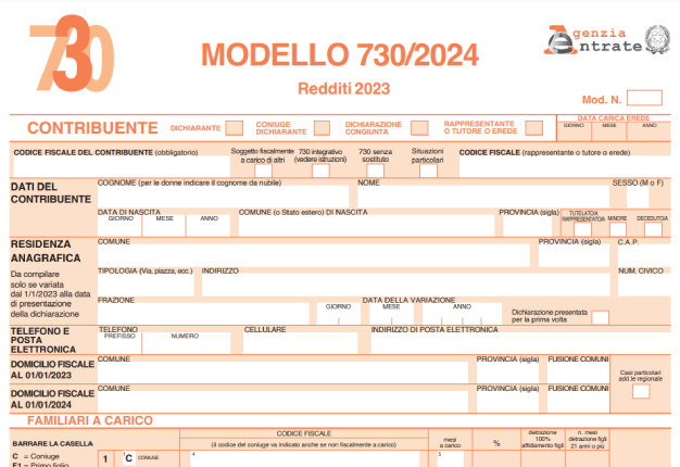 730 precompilato 2024