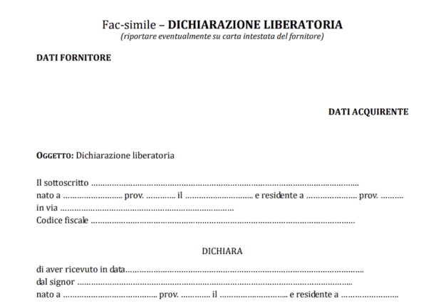 Modello fattura quietanzata: Scarica il fac-simile - Partitaiva.it