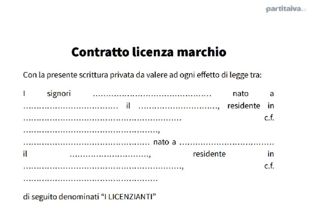 Modello Di Contratto Licenza Di Marchio: Cos'è + Pdf Scaricabile