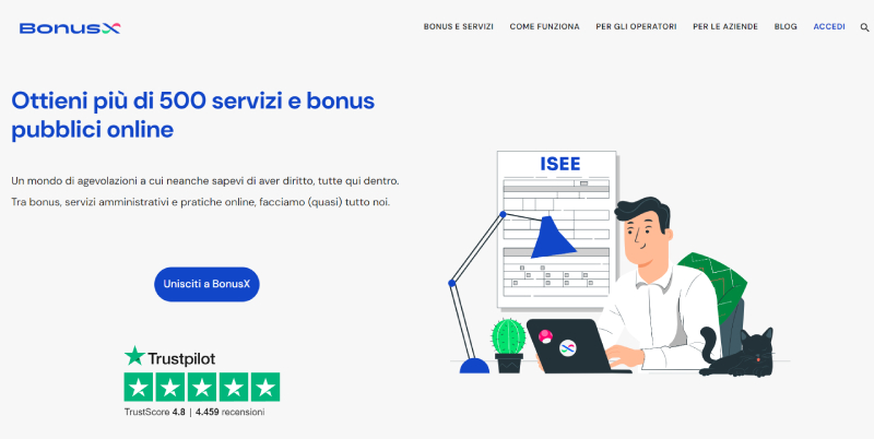 bonusx aiuti statali online