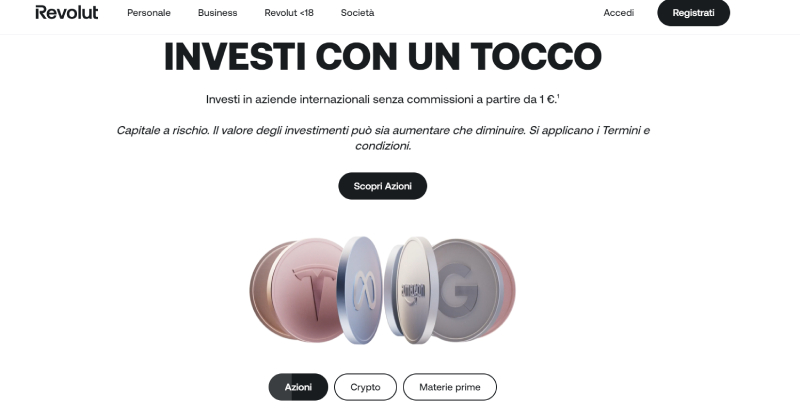 Dichiarare il conto Revolut