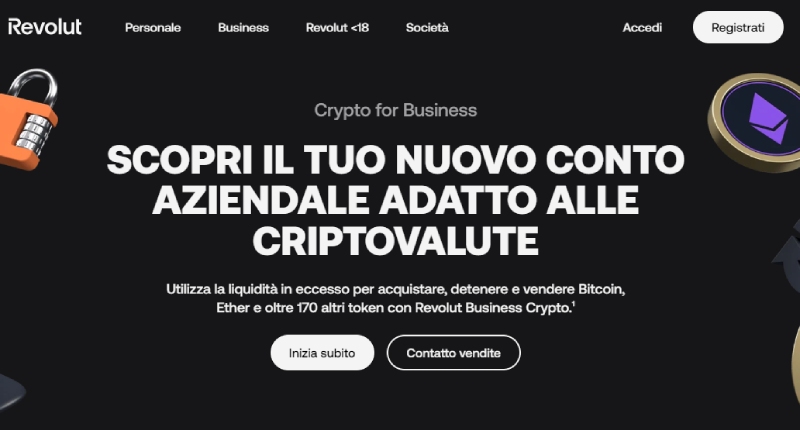 revolut crypto business come funziona