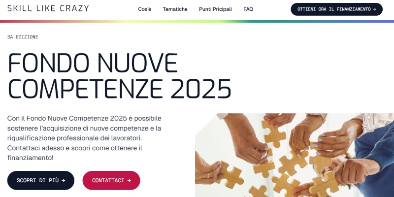 fondo nuove competenze 2025